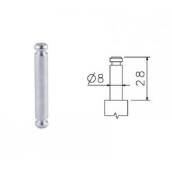 Čep hladký L  8x28  č.248  (kolečka EMI 8)